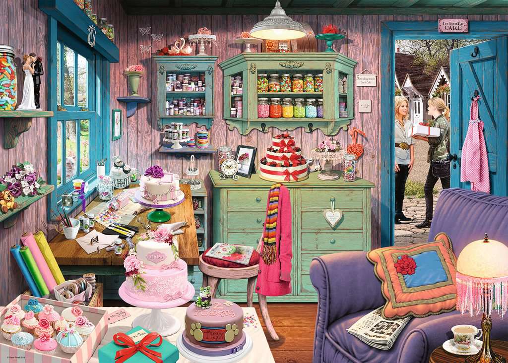 1000 Piece Jigsaw Puzzle The Cake Shed Toys Hobbies