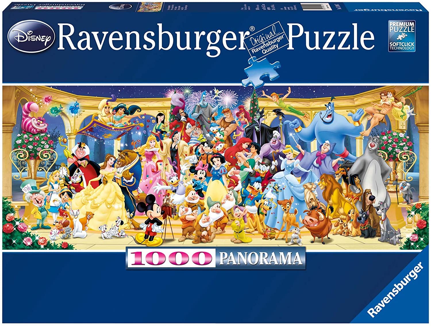 1000 Panorama Piece Jigsaw - Disney Group Photo