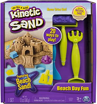 Kinetic Sand Beach Day Fun - Toys Hobbies