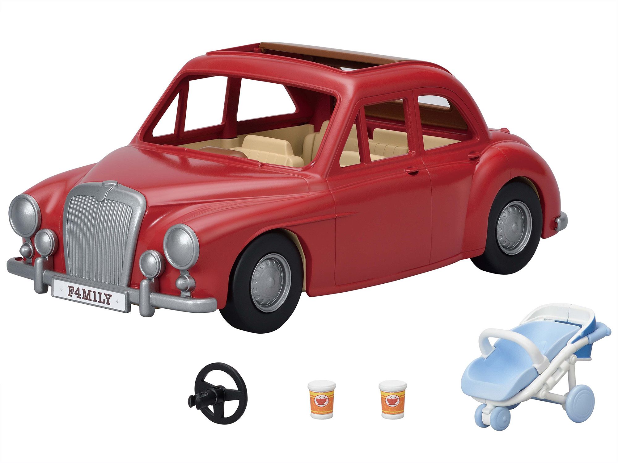 Sylvanian Families Driving Family Wagon V-02 Car - Play Vehicle For Sylvanian Figures, Box Size 260x125x175mm - View #10