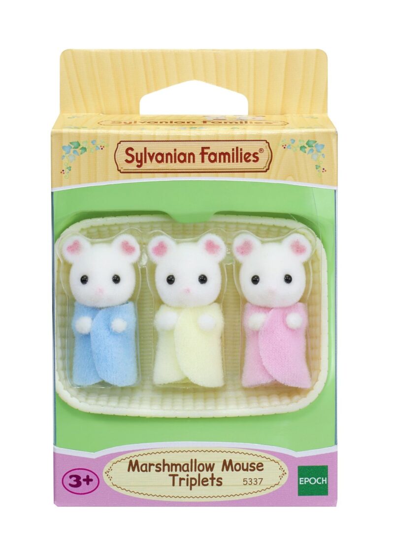 Sylvanian Families Marshmallow Mouse Triplets 5337 - Toys Hobbies
