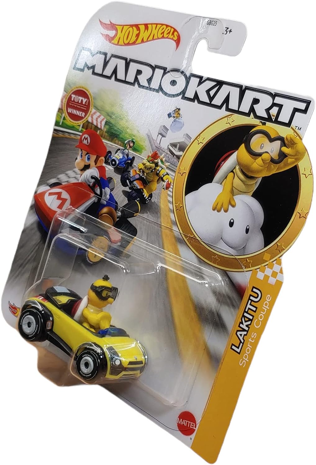 Hot Wheels Mariokart Lakitu Sports Coupe GRN16 Toys Hobbies