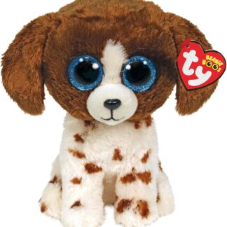 Ty Beanie Boos - Muddles Brown & White Dog