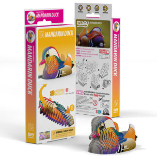 Eugy Cardboard Model Kit - Mandarin Duck 096