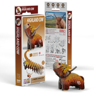 Eugy Cardboard Model Kit - Highland Cow 106