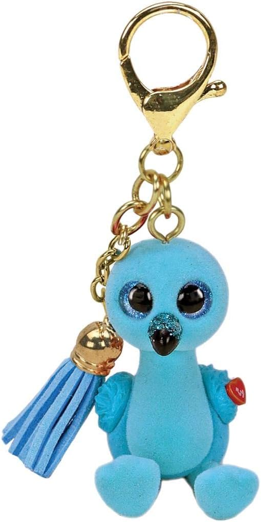 Ty Mini Boos William the Blue Flamingo Keyclip 9cm 25063 Toys Hobbies