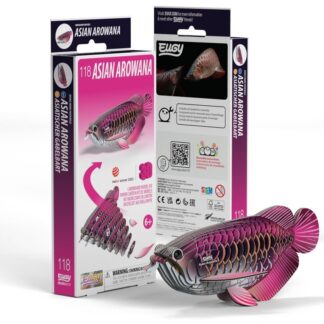 Eugy 3D Cardboard Model Kit - Asian Arowana 118