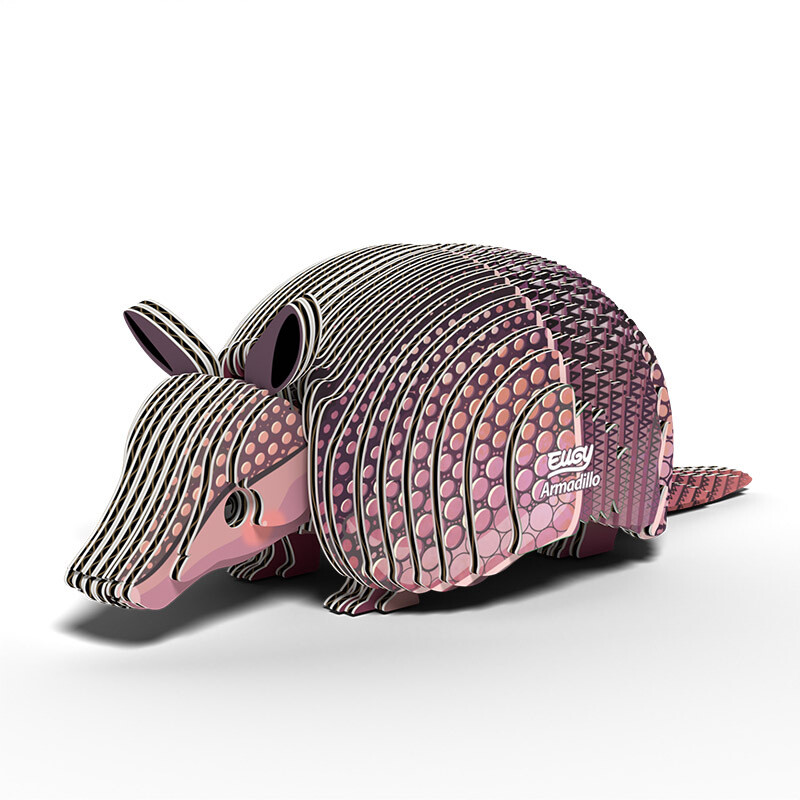 Eugy Armadillo 3D Cardboard Model Kit 095 - Toys Hobbies