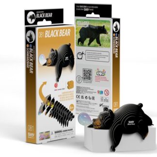 Eugy Black Bear 3D Cardboard Model Kit 081