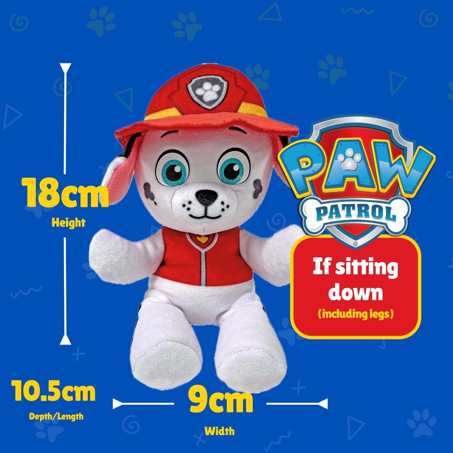 Ty Paw Patrol Beanie Babies ~ Marshall 44018 - Image 2