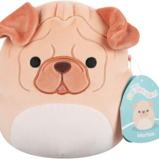 Squishmallows Original 7.5-Inch Morton the Brown Shar Pei