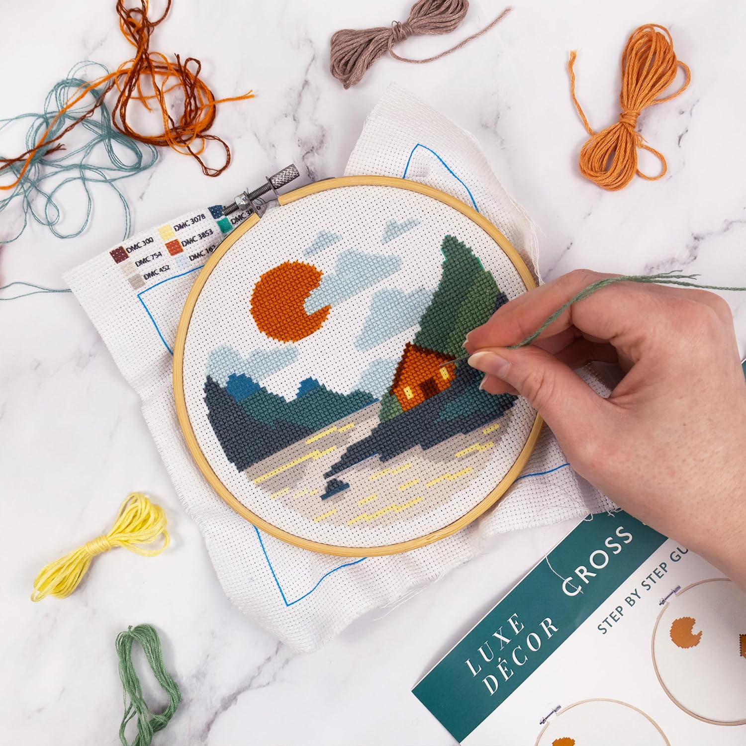 Cross Stitch Kit - Luxe Decor, Mountains - Image 3