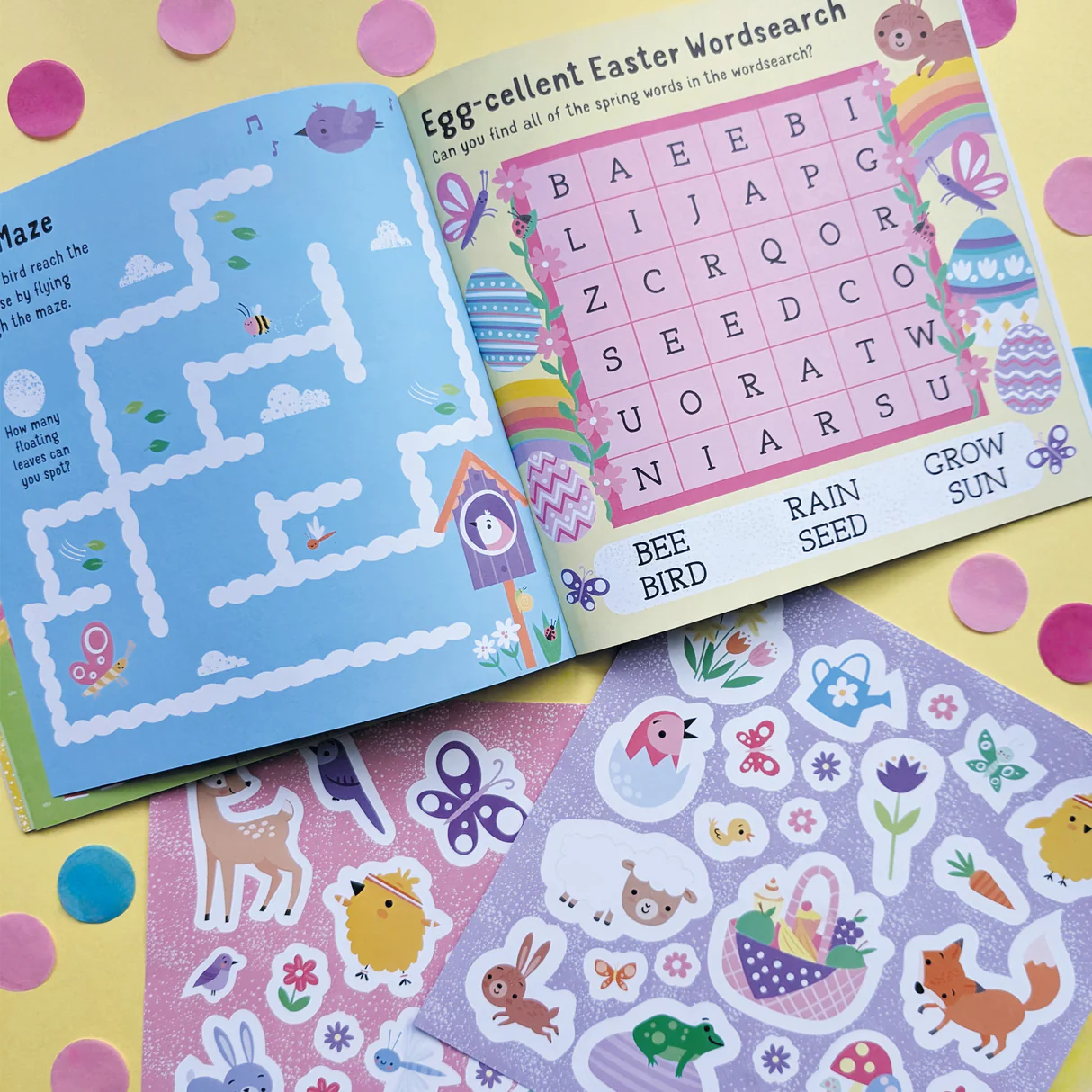 My Easter Art Set – Children’s Activity Set with Paints, Stickers and Plaster Eggs - Image 3