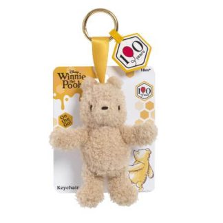 Disney Winnie The Pooh 100 Commemorative Plush Keyring DN2477